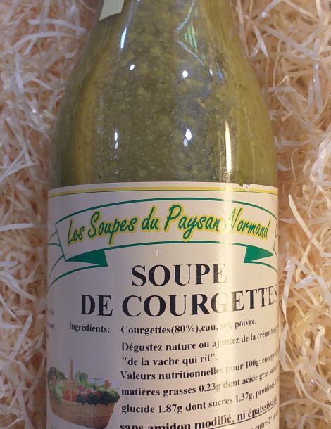 Soupe de courgettes Les Soupes du Paysan Normand 97cl